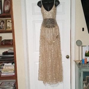 With Chic medium goldish dress